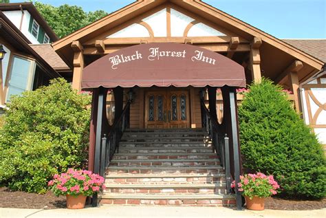 Black forest inn - The Black Forest Inn is a well-established German-Continental restaurant. Our menus include seasonal favorites, extensive daily specialties and of course, our German standards. On-and off-premise catering is available as well as takeout of regular menu items. Lunch: Thur. & Fri., 11:30 am - 2 pm. Dinner: Mon., Wed., Thur. & Fri: 4:30 pm - 10 pm. …